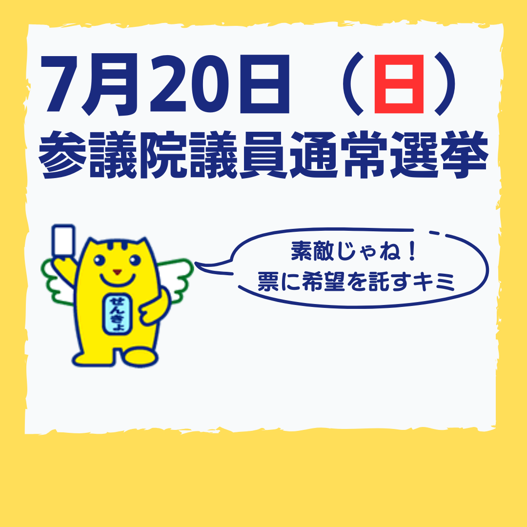 参議院議員通常選挙の画像