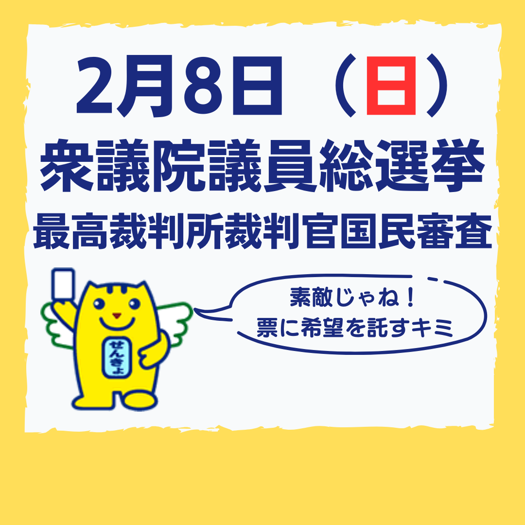 2月8日は投票日ですの画像