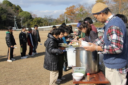 地産地消の食材で作られた給食