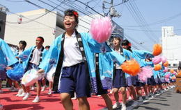 中学生部門優勝の向島中学校「しまっ子」