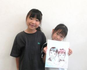 写真似顔絵
