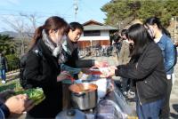 終了後にはミネストローネがふるまわれました。