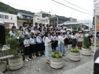 尾道東高の生徒たちにより「尾道高等女学校校歌」も歌われました。