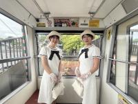 ロープウェイの中の写真